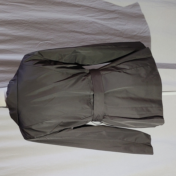 Sandro Studio Ruffle Trench Coat - Picture 2 of 10